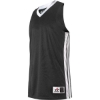Custom Youth Single Ply Basketball Jersey Black/ White