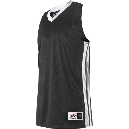 Custom Youth Single Ply Basketball Jersey Black/ White