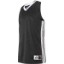 Custom Youth Single Ply Basketball Jersey Black/ White