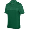 Custom Unisex Shadow Tonal Heather Polo Dark Green