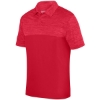 Custom Unisex Shadow Tonal Heather Polo Red