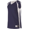 Custom Mens Reversible Basketball Jersey Navy/ White