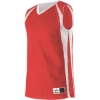 Custom Mens Reversible Basketball Jersey Red/ White