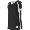 Custom Womens Reversible Basketball Jersey Black/ White