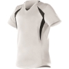 Custom Womens Short Sleeve Fastpitch Jersey White/ Black