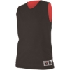 Custom Womens Reversible Mesh Tank Black/ Red