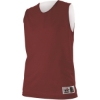 Custom Womens Reversible Mesh Tank Cardinal/ White