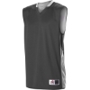 Custom Youth Single Ply Reversible Jersey Charcoal/ White