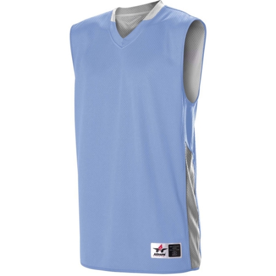 Custom Youth Single Ply Reversible Jersey Columbia Blue/ White