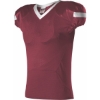 Custom Pro Flex Cut Belt Length Football Jersey Maroon/ White