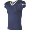 Custom Pro Flex Cut Belt Length Football Jersey Navy/ White
