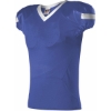 Custom Pro Flex Cut Belt Length Football Jersey Royal/ White
