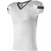 Custom Youth Pro Flex Cut Belt Length Football Jersey White/ Black