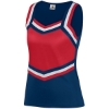 Custom Womens Pike Cheer Shell Navy/ Red/ White