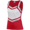 Custom Womens Pike Cheer Shell Red/ White/ Metallic Silver