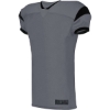 Custom Mens Slant Football Jersey Graphite/ Black