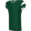 Custom Youth Slant Football Jersey Dark Green/ White