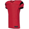 Custom Youth Slant Football Jersey Red/ Black