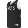 Custom Mens NBA Logod Reversible Jersey Brooklyn Nets