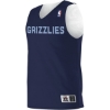 Custom Mens NBA Logod Reversible Jersey Memphis Grizzlies