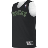 Custom Mens NBA Logod Reversible Jersey Milwaukee Bucks