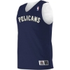 Custom Mens NBA Logod Reversible Jersey New Orleans Pelicans