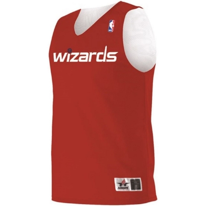 Custom Youth NBA Logod Reversible Jersey Washington Wizards