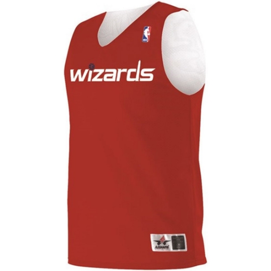 Custom Youth NBA Logod Reversible Jersey Washington Wizards