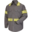 Custom Mens Tall Enhanced Visibility Uniform Shirt Grey