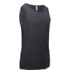 Custom Unisex Tri-Blend Tank Top Black Triblend
