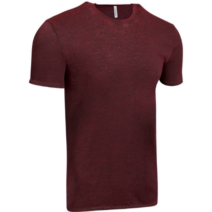Custom Unisex Cross Dye T-Shirt Black Cherry