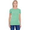 Custom Womens Tri-Blend T-Shirt Green Triblend