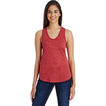 Custom Womens Blizzard Jersey Racer Tank Top Red Blizzard