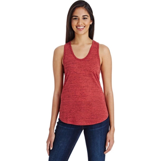 Custom Womens Blizzard Jersey Racer Tank Top Red Blizzard