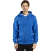 Custom Unisex Fleece Full-Zip Hooded Sweatshirt Royal