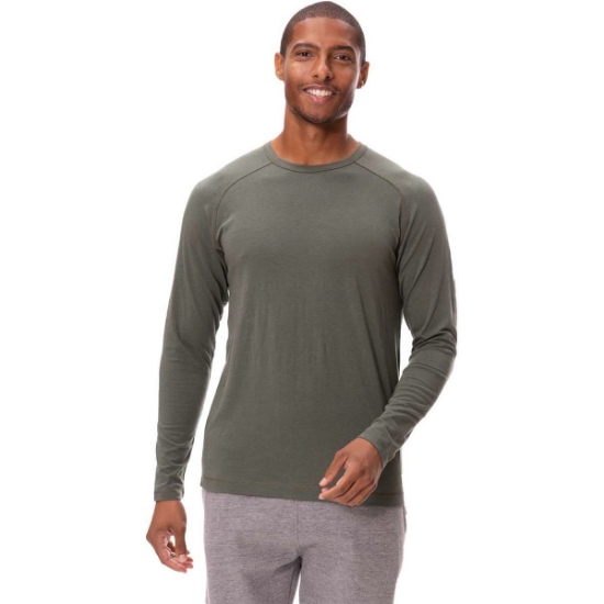 Custom Unisex Impact Long-Sleeve T-Shirt Army