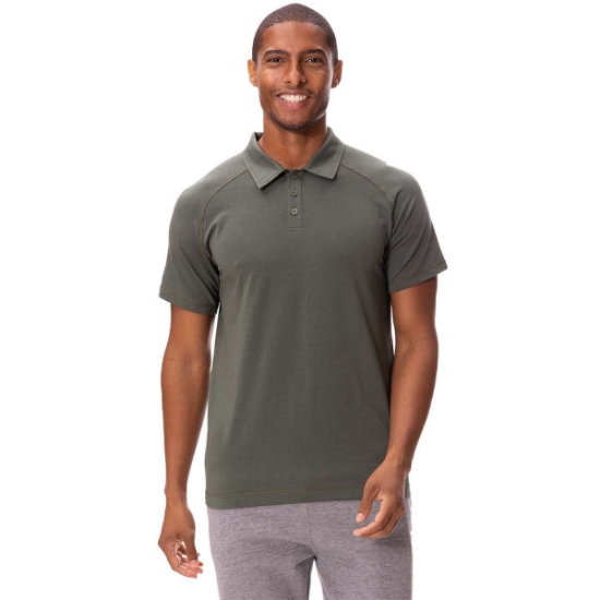 Custom Mens Impact Polo Army