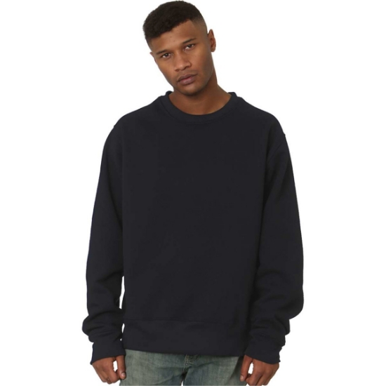 Custom Unisex USA-Made Super Heavy Oversized Crewneck Sweatshirt Black