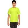 Custom Youth Cool & Dry Sport Performance Interlock T-shirt Bright Yellow