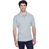 Custom Mens Classic Piqué Polo Heather Grey