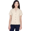 Custom Womens Cabana Breeze Camp Shirt Stone