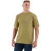 Custom Mens Tall Heavyweight Pocket T-Shirt Light Olive