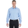 Custom Mens Crown Collection® Royal Dobby Dress Shirt French Blue