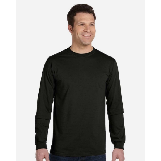 Custom Unisex Classic Long Sleeve T-Shirt Black