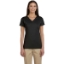 Custom Womens Classic V-Neck T-Shirt Black