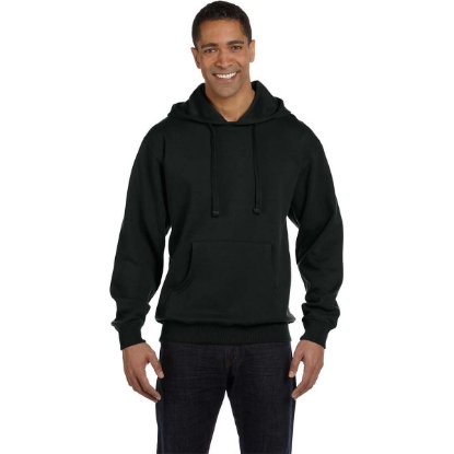 Custom Unisex Heritage Hooded Sweatshirt Black