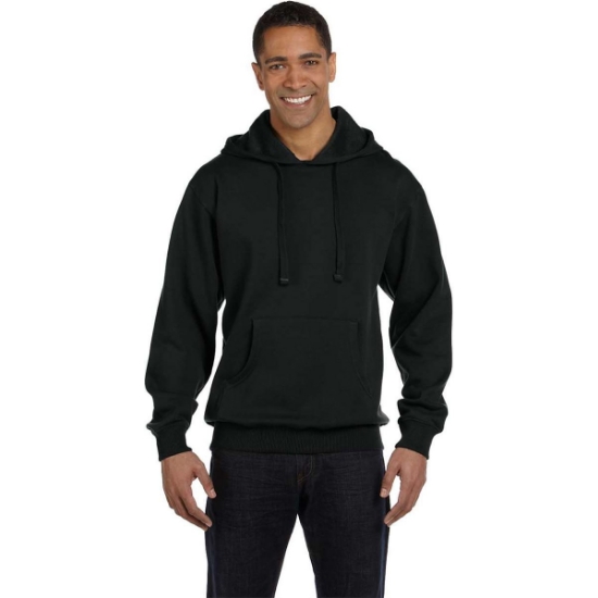 Custom Unisex Heritage Hooded Sweatshirt Black