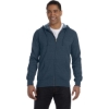 Custom Unisex Heathered Full-Zip Hooded Sweatshirt Water
