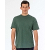 Custom Unisex USA-Made 50/50 Poly/Cotton T-Shirt Heather Forest