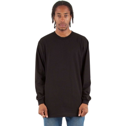 Custom Unisex Active Long Sleeve T-Shirt Black